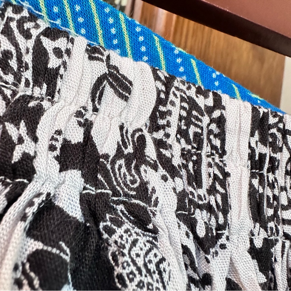 NWT Patchwork Palazzo Vibrant Multicolor Pants NWT - image 8